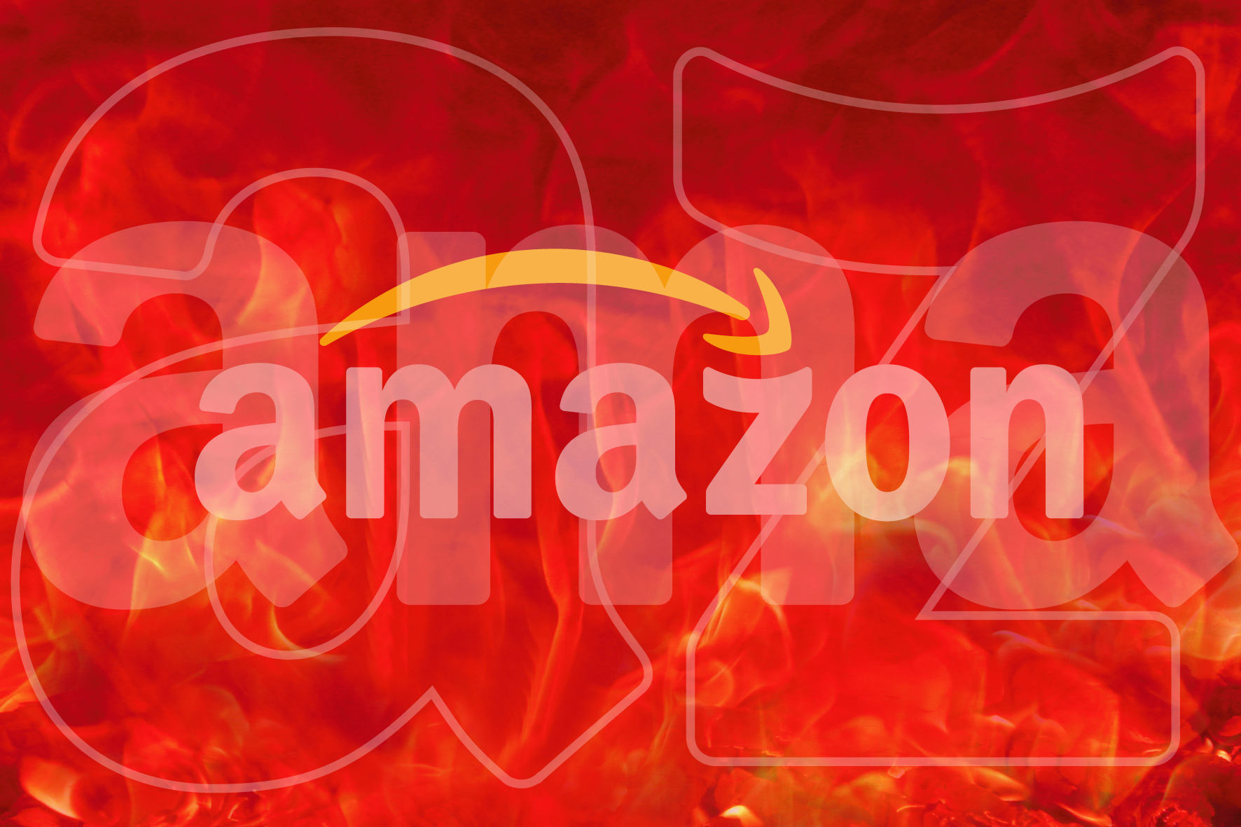 amazon-logo-in-fiamme